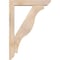 Ekena Millwork Funston Slat Smooth Bracket w/ Offset Brace, Douglas Fir, 5 1/2"W x 28"D x 40"H BKT0604X28X40FST06SDF - alternate 4